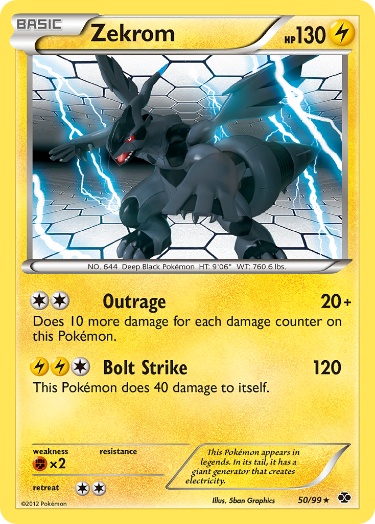 Zekrom (50/99) [Black & White: Next Destinies] | The Gaming-Verse