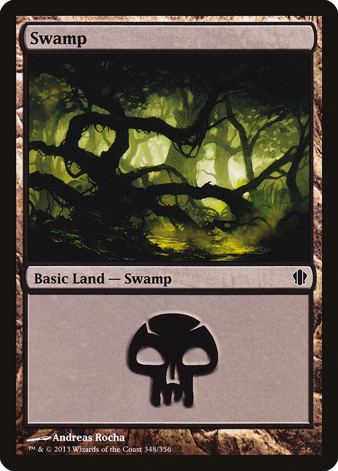 Swamp (#348) [Commander 2013] | The Gaming-Verse