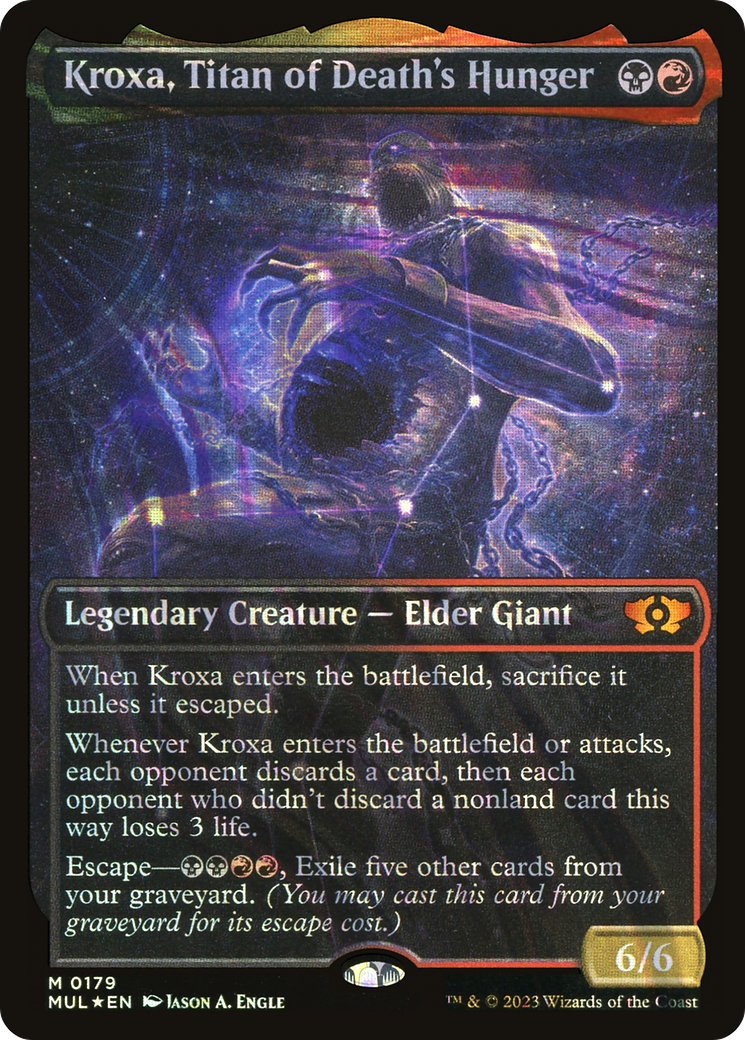 Kroxa, Titan of Death's Hunger (Halo Foil) [Multiverse Legends] | The Gaming-Verse