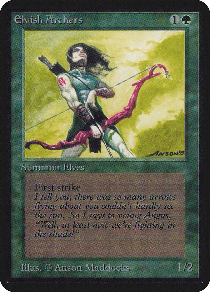 Elvish Archers [Limited Edition Alpha] | The Gaming-Verse