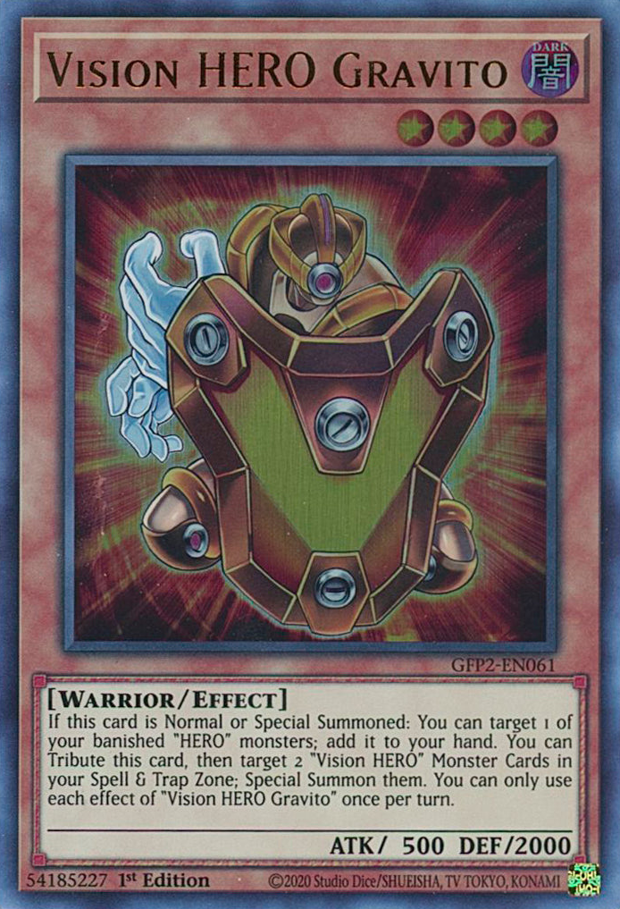 Vision HERO Gravito [GFP2-EN061] Ultra Rare | The Gaming-Verse