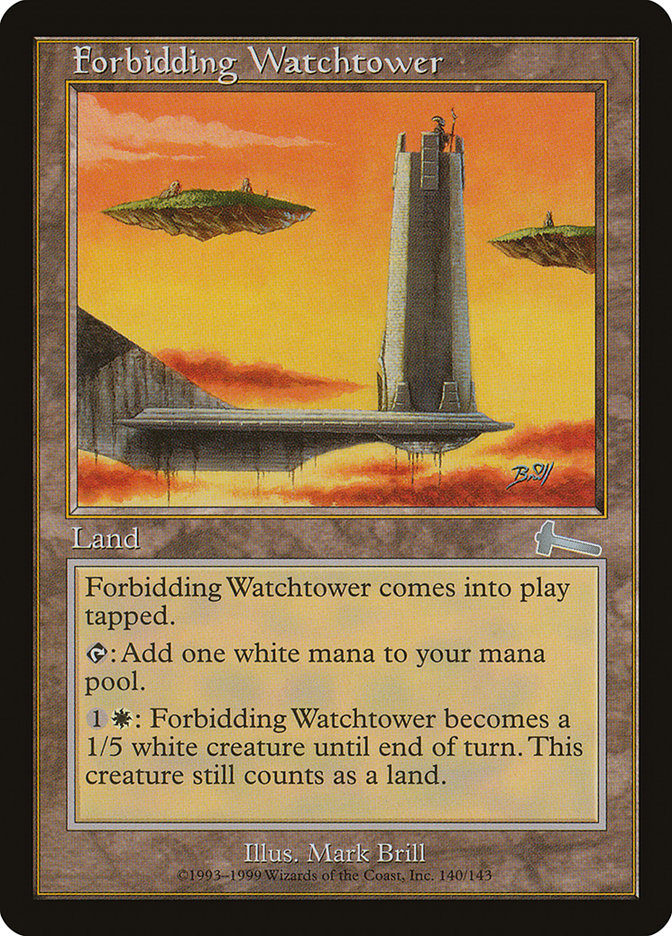 Forbidding Watchtower [Urza's Legacy] | The Gaming-Verse