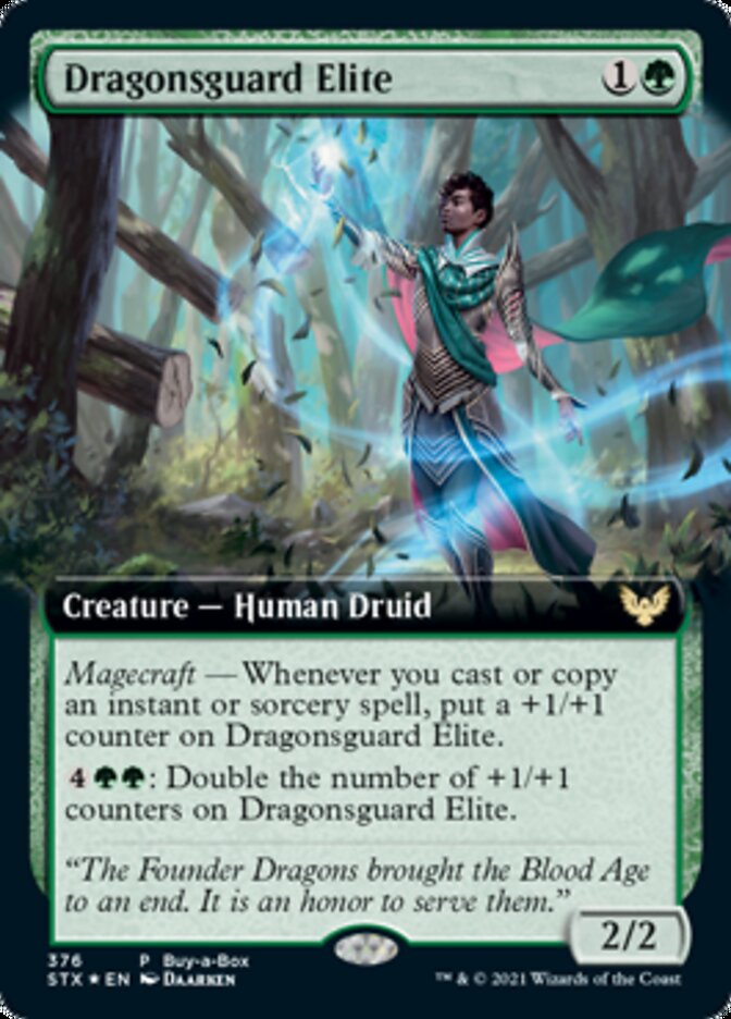 Dragonsguard Elite (Buy-A-Box) [Strixhaven: School of Mages Promos] | The Gaming-Verse