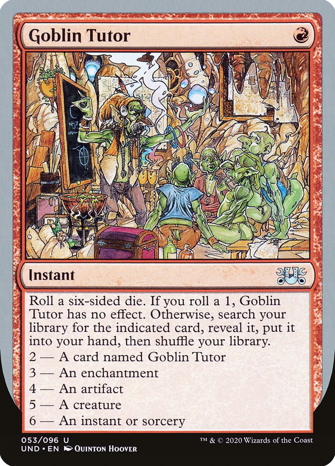 Goblin Tutor [Unsanctioned] | The Gaming-Verse