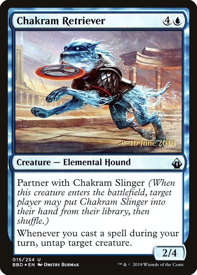 Chakram Retriever  (Prerelease) [Battlebond Promos] | The Gaming-Verse