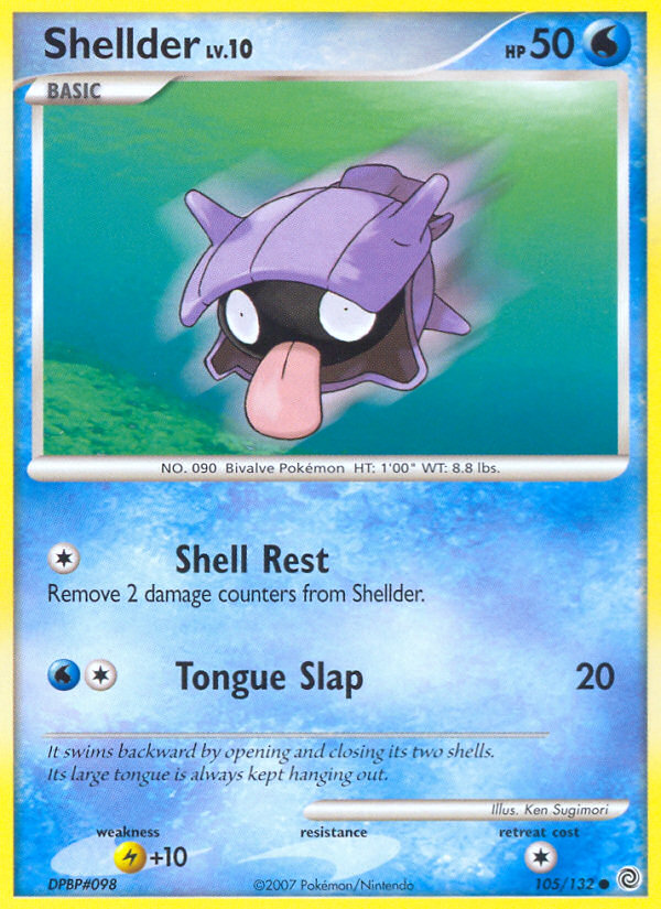 Shellder (105/132) [Diamond & Pearl: Secret Wonders] | The Gaming-Verse