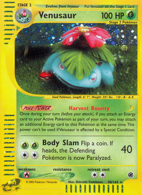 Venusaur (30/165) [Expedition: Base Set] | The Gaming-Verse