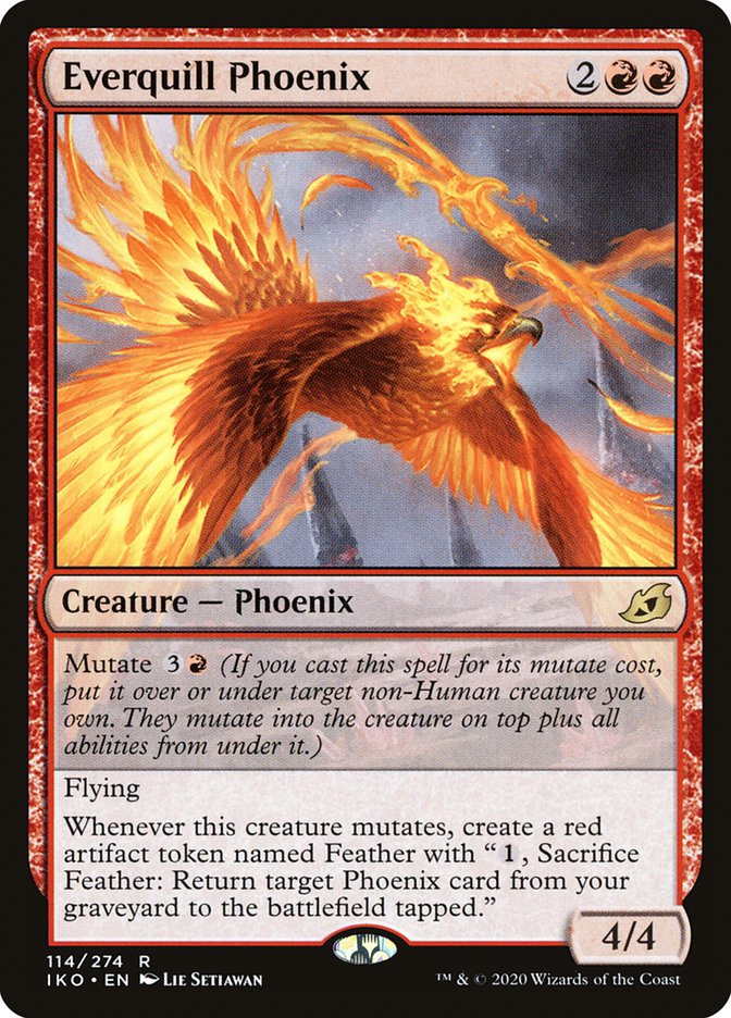 Everquill Phoenix [Ikoria: Lair of Behemoths] | The Gaming-Verse