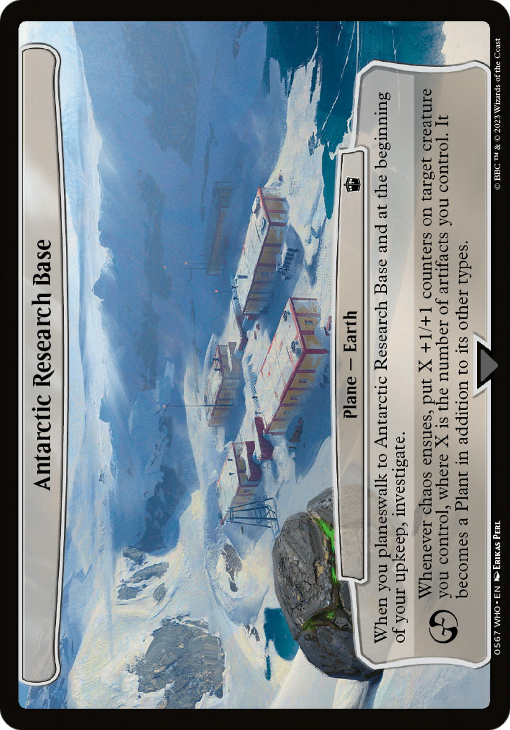 Antarctic Research Base [Planechase] | The Gaming-Verse