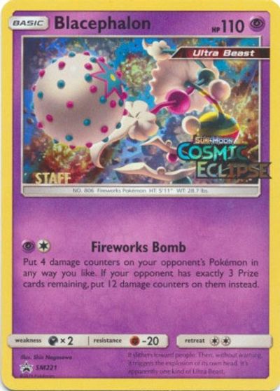 Blacephalon (SM221) (Staff Prerelease Promo) [Sun & Moon: Black Star Promos] | The Gaming-Verse