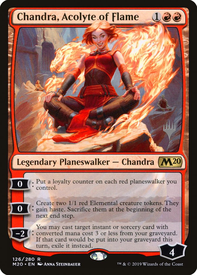 Chandra, Acolyte of Flame (Promo Pack) [Core Set 2020 Promos] | The Gaming-Verse