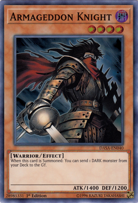 Armageddon Knight [DASA-EN040] Super Rare | The Gaming-Verse