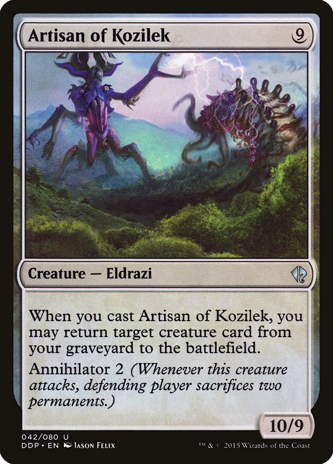 Artisan of Kozilek [Duel Decks: Zendikar vs. Eldrazi] | The Gaming-Verse