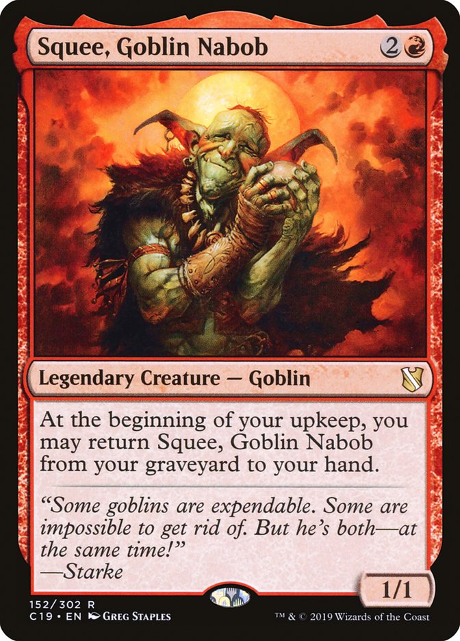 Squee, Goblin Nabob [Commander 2019] | The Gaming-Verse