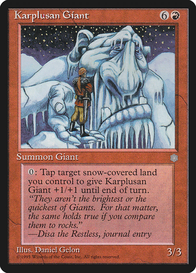 Karplusan Giant [Ice Age] | The Gaming-Verse