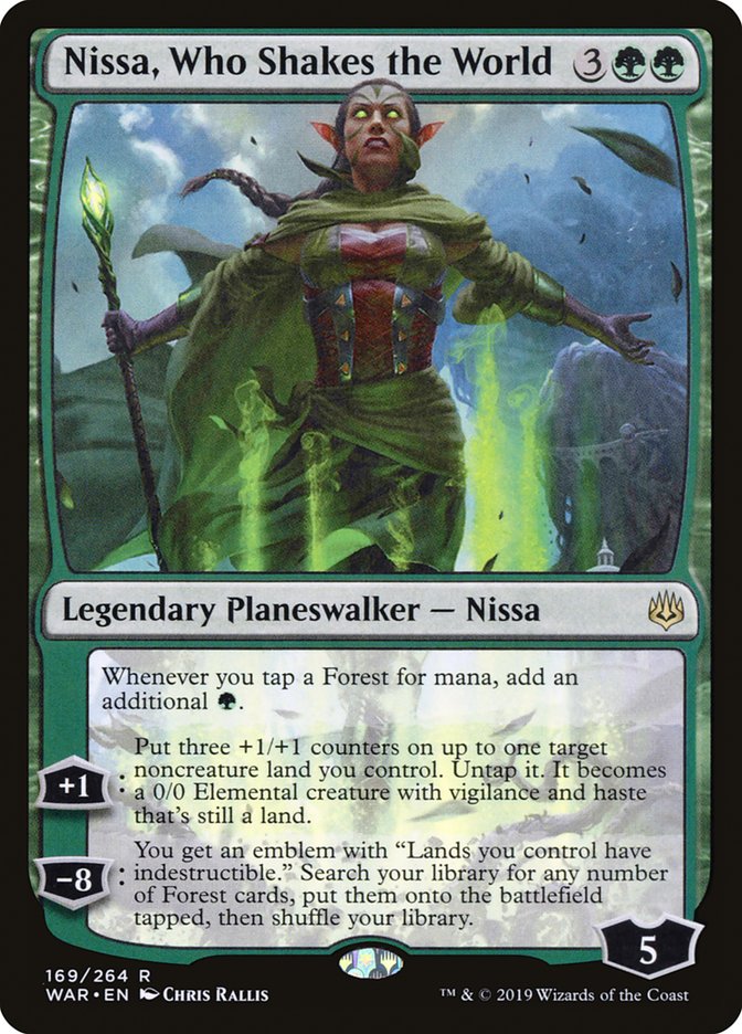 Nissa, Who Shakes the World [War of the Spark] | The Gaming-Verse