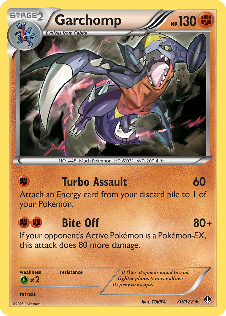 Garchomp (70/122) [XY: BREAKpoint] | The Gaming-Verse