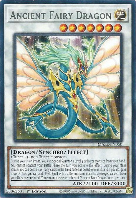 Ancient Fairy Dragon [MAZE-EN050] Rare | The Gaming-Verse