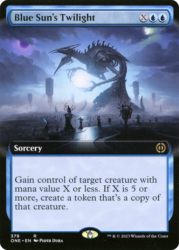 Blue Sun's Twilight (Extended Art) [Phyrexia: All Will Be One] | The Gaming-Verse