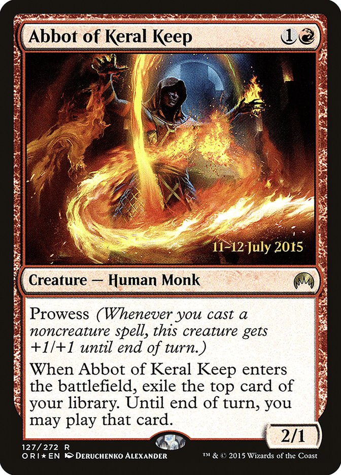 Abbot of Keral Keep [Magic Origins Prerelease Promos] | The Gaming-Verse