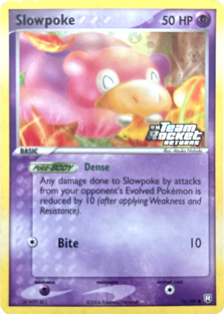 Slowpoke (76/109) (Stamped) [EX: Team Rocket Returns] | The Gaming-Verse