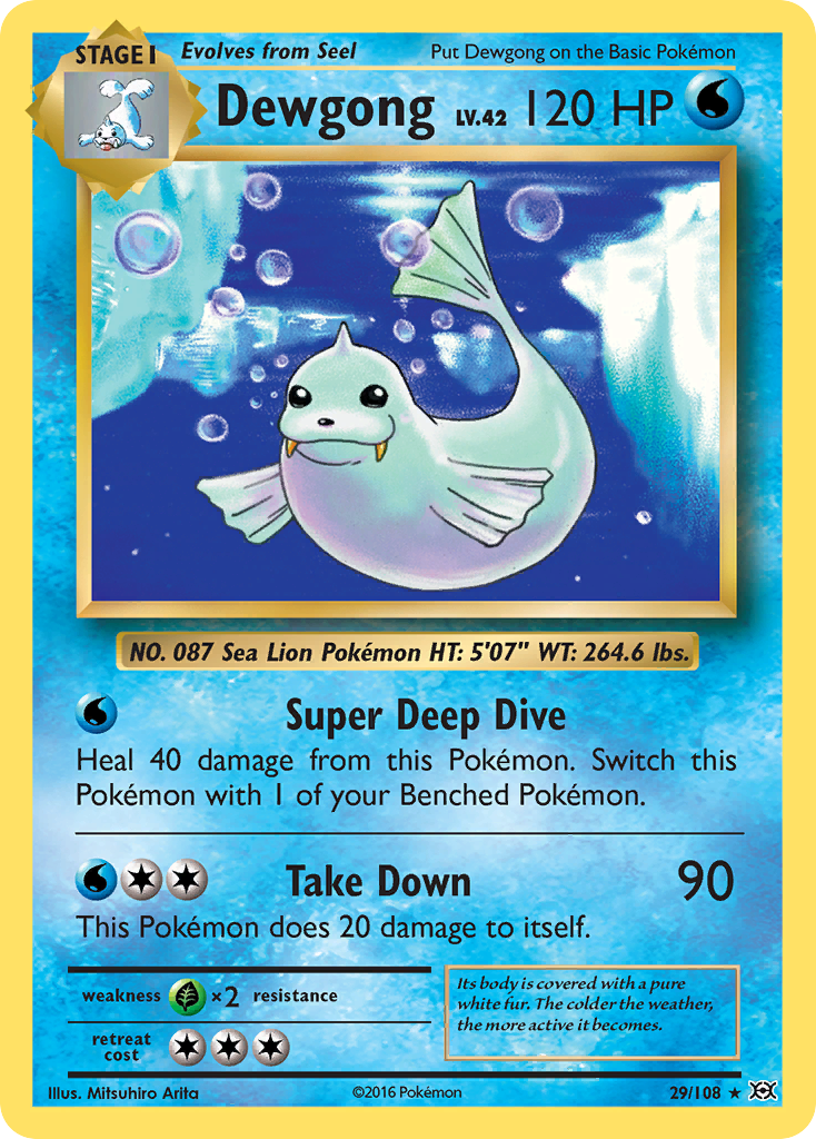 Dewgong (29/108) [XY: Evolutions] | The Gaming-Verse