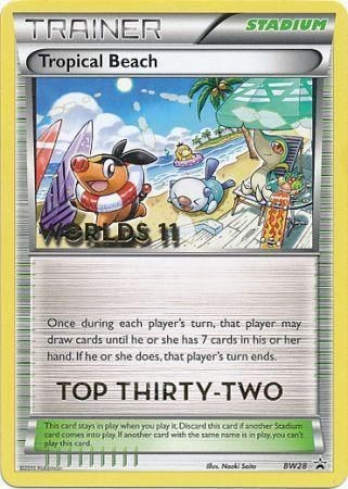 Tropical Beach (BW28) (Top 32) [Black & White: Black Star Promos] | The Gaming-Verse