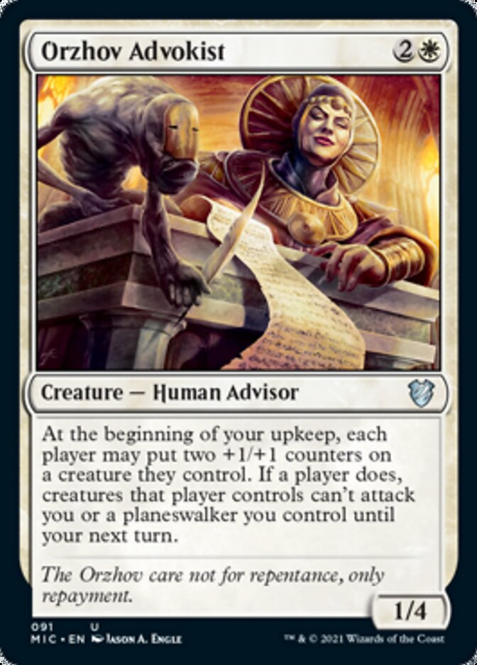 Orzhov Advokist [Innistrad: Midnight Hunt Commander] | The Gaming-Verse