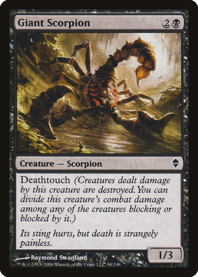 Giant Scorpion [Zendikar] | The Gaming-Verse