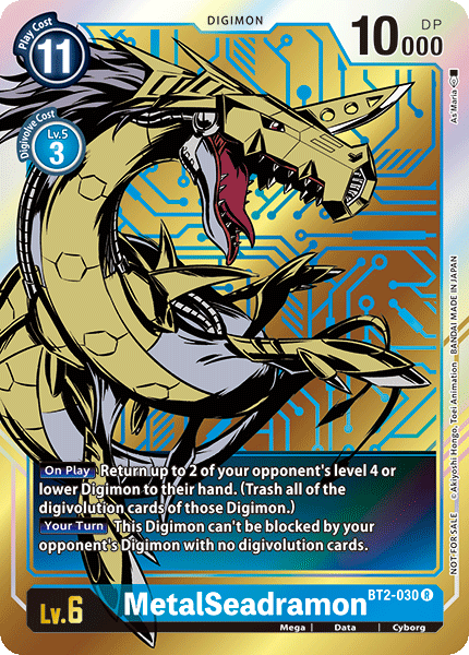 MetalSeadramon [BT2-030] (Dash Pack) [Release Special Booster Ver.1.0 Promos] | The Gaming-Verse