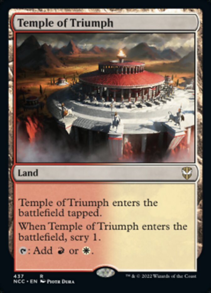 Temple of Triumph [Streets of New Capenna Commander] | The Gaming-Verse