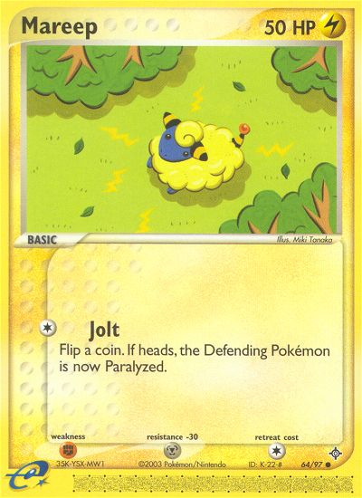 Mareep (64/97) [EX: Dragon] | The Gaming-Verse