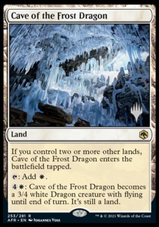 Cave of the Frost Dragon (Promo Pack) [Dungeons & Dragons: Adventures in the Forgotten Realms Promos] | The Gaming-Verse