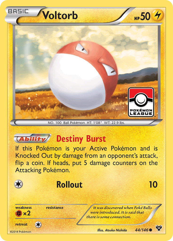 Voltorb (44/146) [XY: Base Set] | The Gaming-Verse