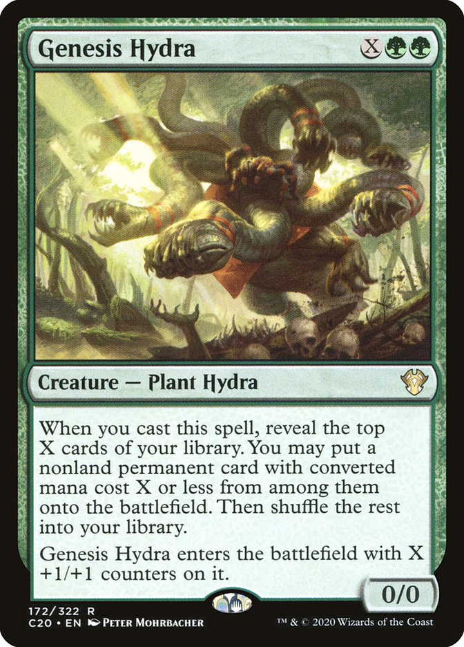 Genesis Hydra [Commander 2020] | The Gaming-Verse