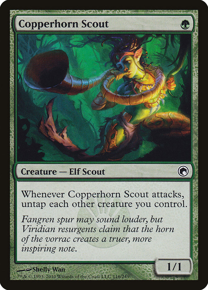 Copperhorn Scout [Scars of Mirrodin] | The Gaming-Verse