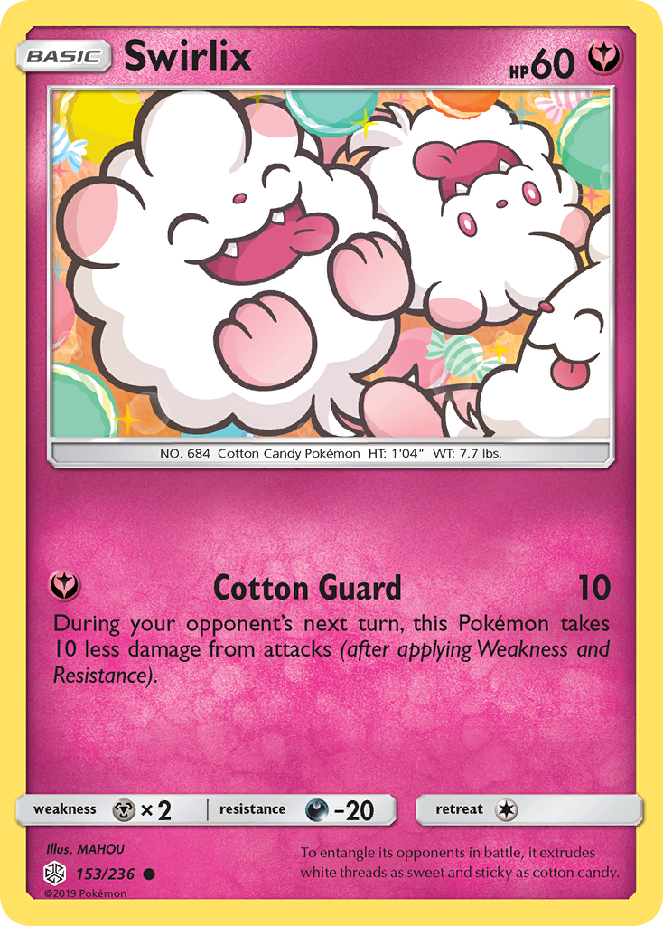 Swirlix (153/236) [Sun & Moon: Cosmic Eclipse] | The Gaming-Verse