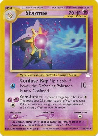 Starmie (25/64) [Neo Revelation Unlimited] | The Gaming-Verse