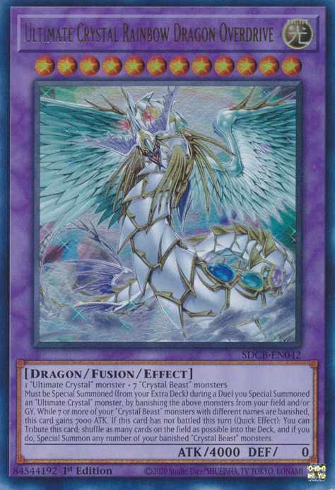 Ultimate Crystal Rainbow Dragon Overdrive [SDCB-EN042] Ultra Rare | The Gaming-Verse