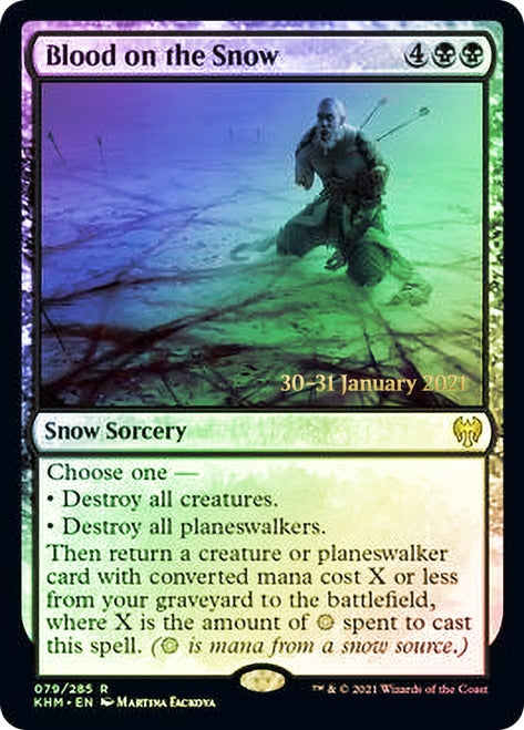 Blood on the Snow  [Kaldheim Prerelease Promos] | The Gaming-Verse