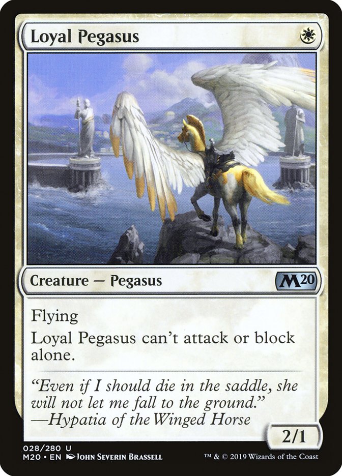 Loyal Pegasus [Core Set 2020] | The Gaming-Verse