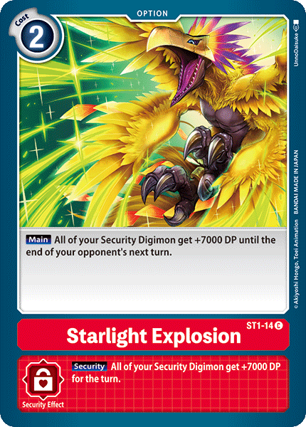 Starlight Explosion [ST1-14] [Starter Deck: Gaia Red] | The Gaming-Verse