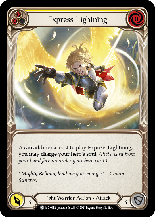 Express Lightning (Yellow) [MON052] 1st Edition Normal | The Gaming-Verse