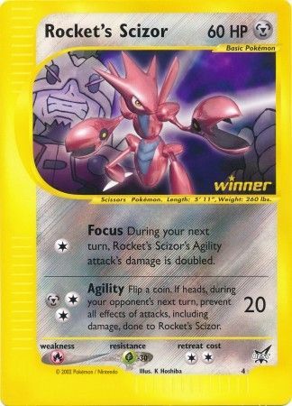 Rocket's Scizor (4) (Jumbo Card) [Best of Promos] | The Gaming-Verse