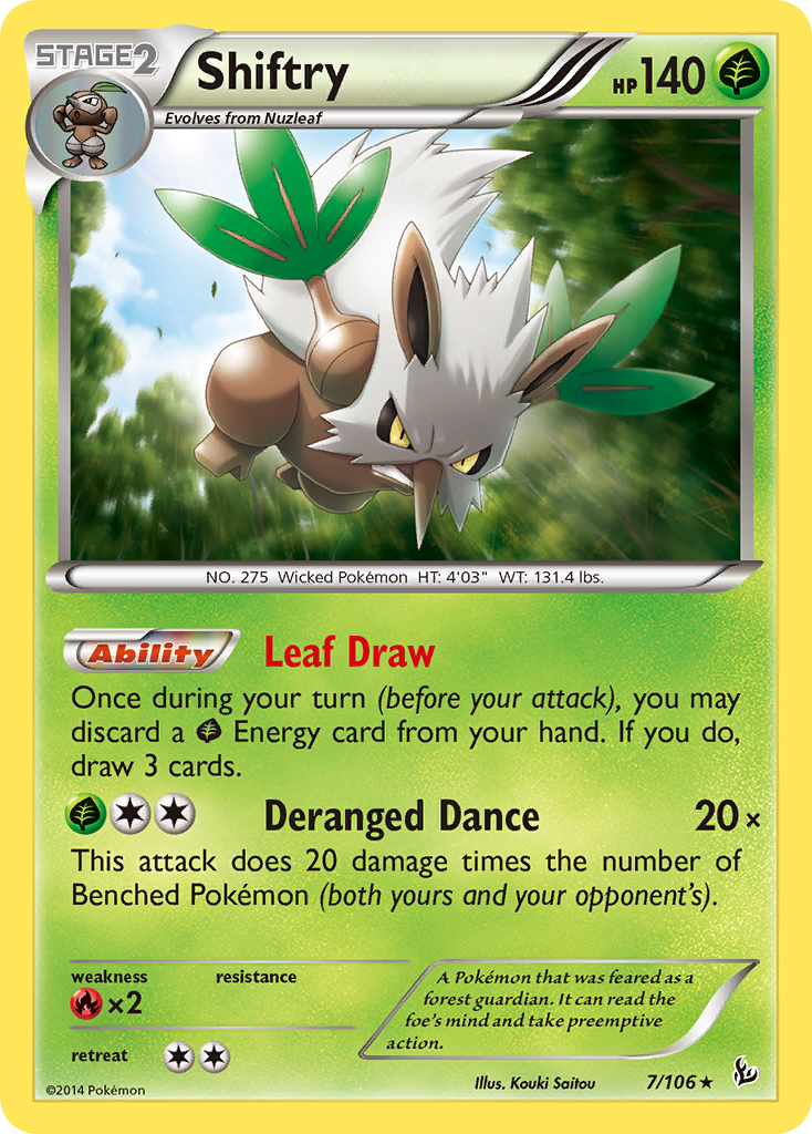 Shiftry (7/106) [XY: Flashfire] | The Gaming-Verse