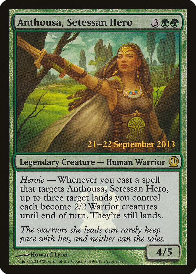 Anthousa, Setessan Hero  (Prerelease) [Theros Prerelease Promos] | The Gaming-Verse