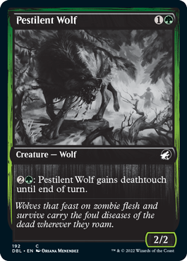 Pestilent Wolf [Innistrad: Double Feature] | The Gaming-Verse