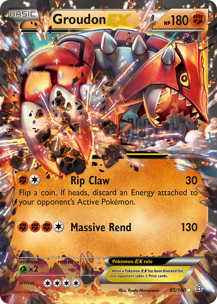 Groudon EX (85/160) [XY: Primal Clash] | The Gaming-Verse