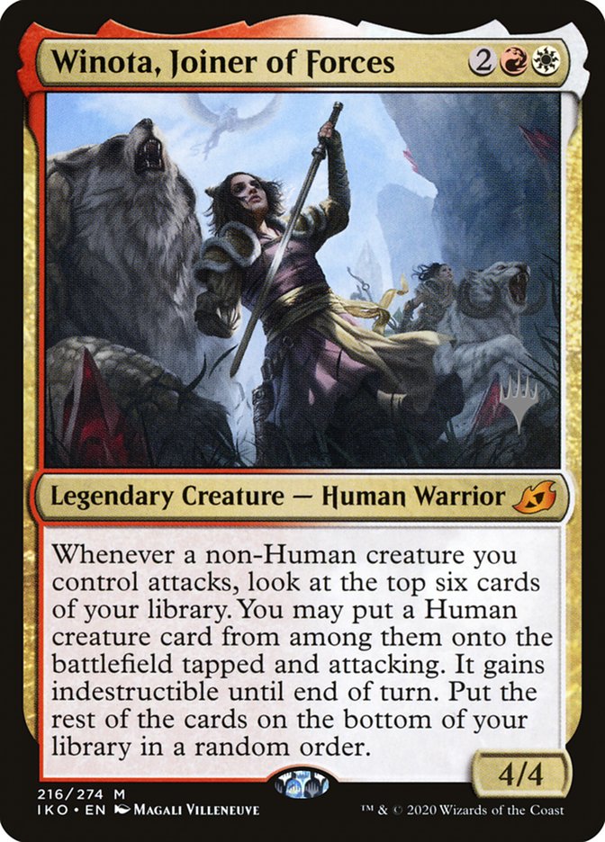 Winota, Joiner of Forces (Promo Pack) [Ikoria: Lair of Behemoths Promos] | The Gaming-Verse