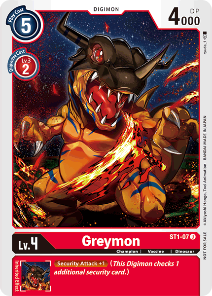 Greymon [ST1-07] (Alternate Art) [Starter Deck: Gaia Red] | The Gaming-Verse